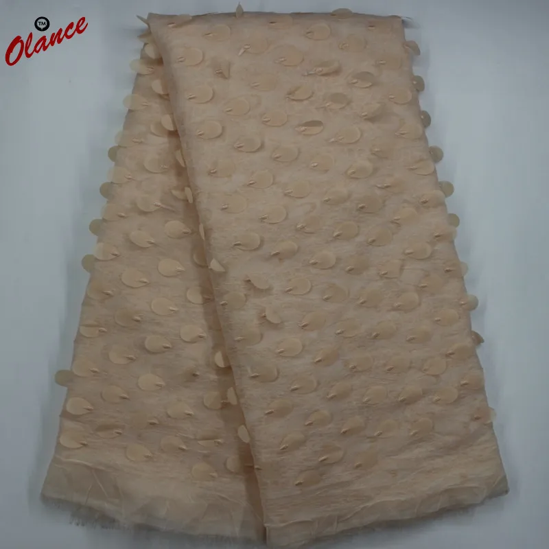 Последние мягкий материал Аппликация шифон каплевидные платье Рисунок ткани ZP8 Бесплатная доставка французского фатина кружевной ткани