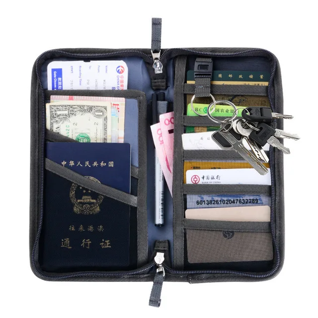 

Passport Cover Travel Wallet Document Passport Holder Organizer Cover on The Passport Ticket Business Card Holder ID Waterproof
