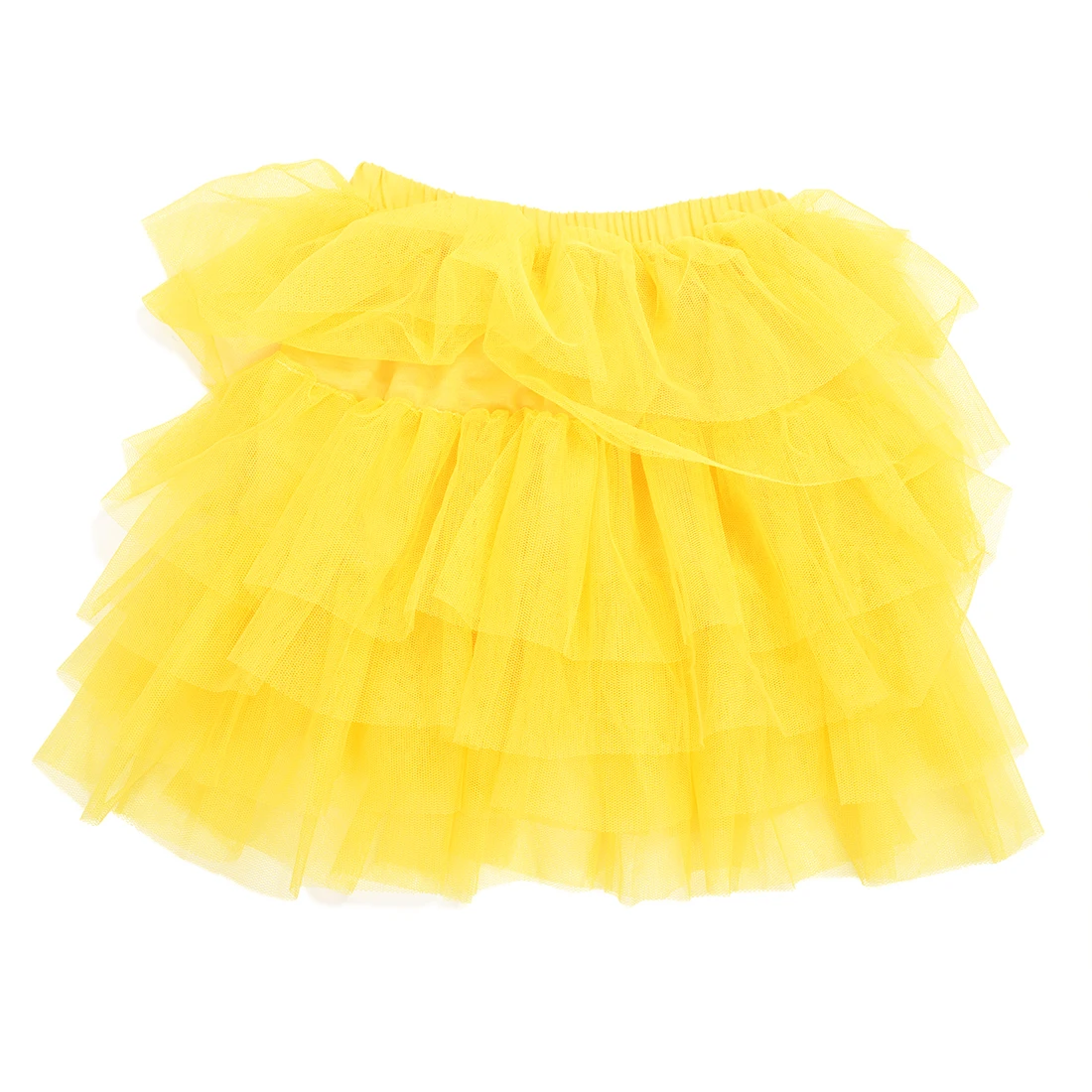 Платье для маленьких девочек платье принцессы с юбкой-пачкой Юбки Pettiskirt, короткое, мини, skirtses танцевальная одежда желтый 110 см