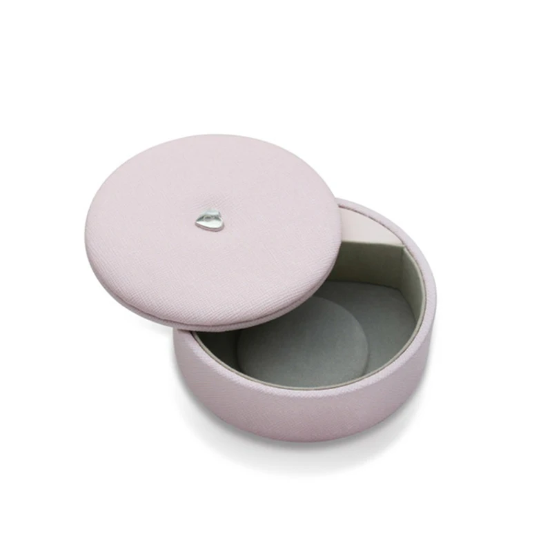 

Original Charm Ring Bracelet Earrings Necklace multi-Function Round Rotating Cover Storage Protective Box Jewelry Atmosphere