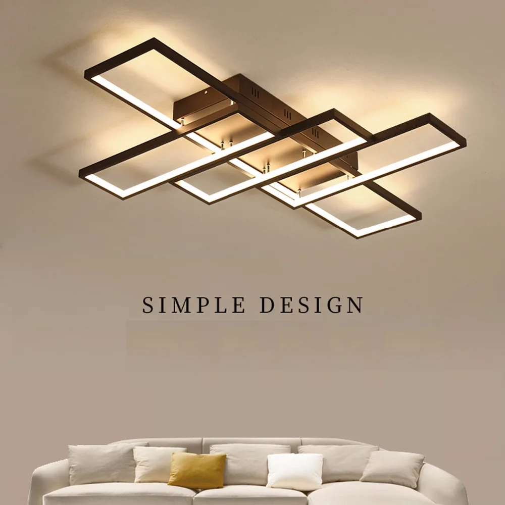 

Modern LED Ceiling Chandeliers Lights Brown/white/black body creative ceiling chandeliers lamp for bedroom living room