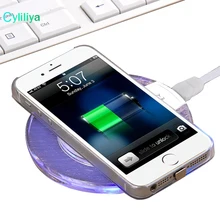 Лидер продаж роскошный Qi Беспроводной Зарядное устройство зарядного устройства мини для samsung S6 S6 Edge iPhone 6 6 плюс htc Nokia и т. д
