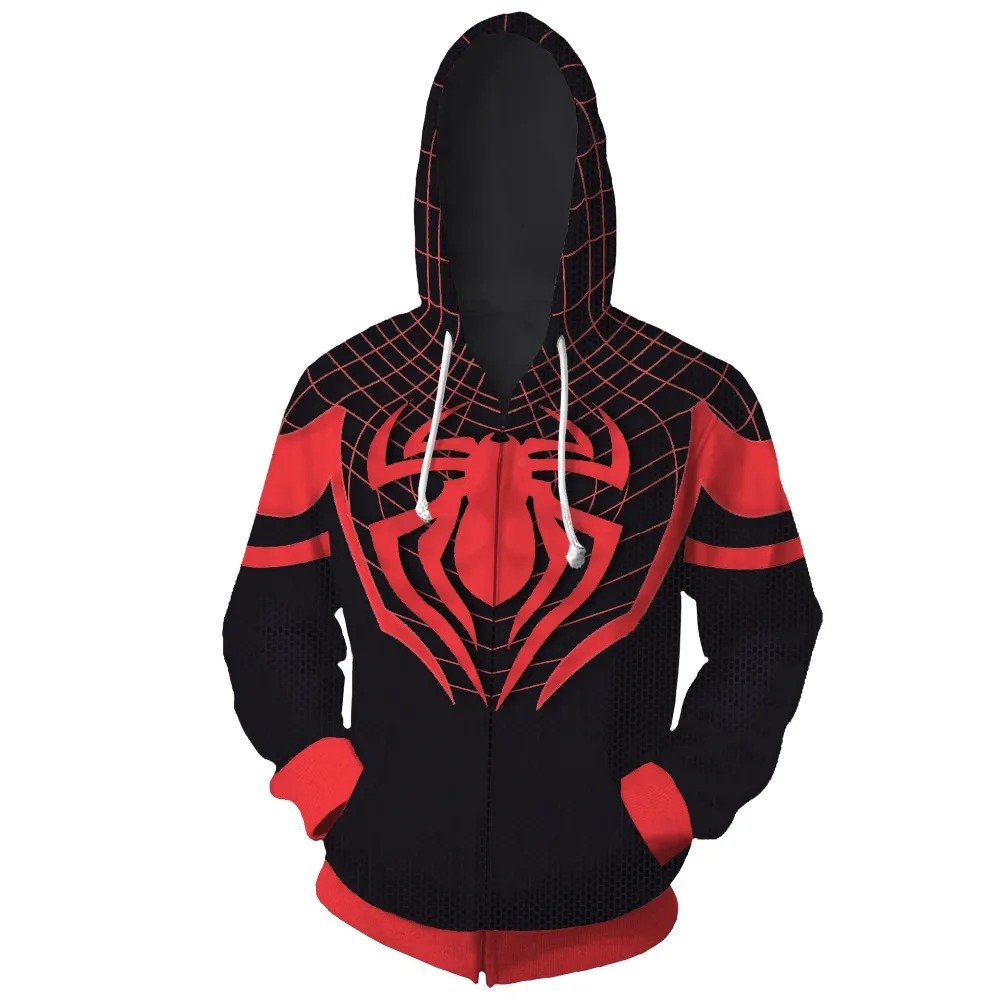 3D Print Ultimate Spider-Man Avengers Endgame Movie Sweatshirt Hoodie Coat Jacket Cosplay Costume Men Woman Top New