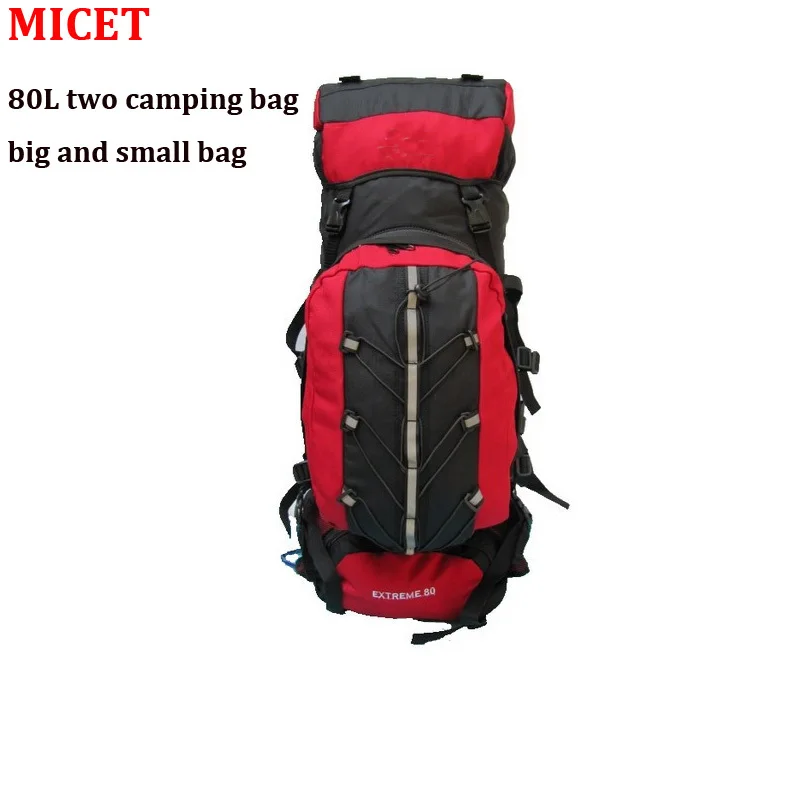 Backpack 80L Two Bags Together Unisex Backpack 80L Outdoor Hiking