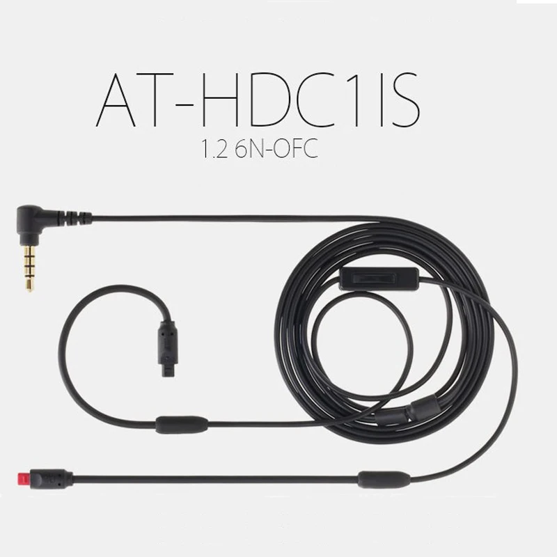 

Replacement Cable Cord for Audio Technica AT-HDC1iS/1.2 ATH-IM50 IM01 IM02 IM03 IM04 (Without Mic)