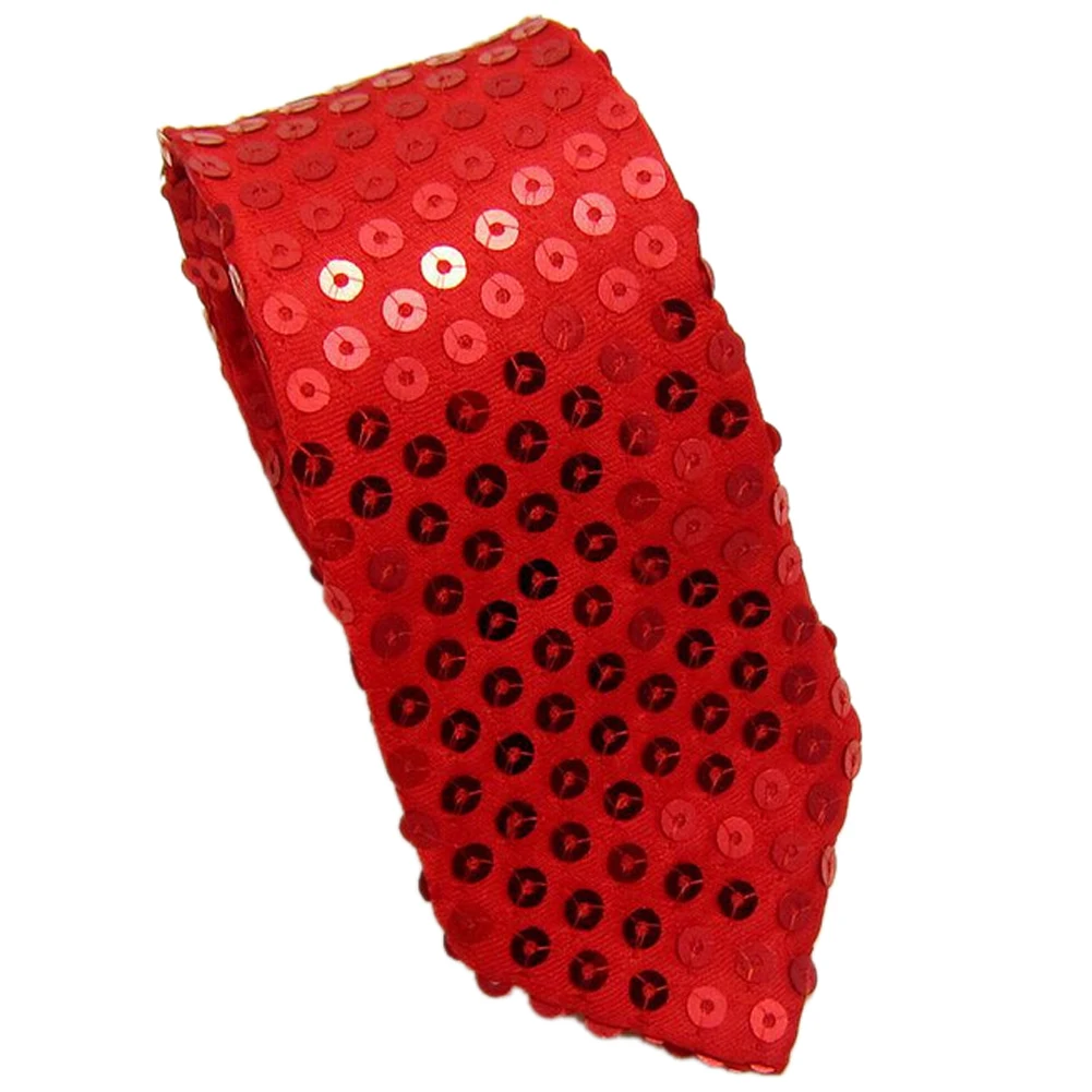 sequin necktie