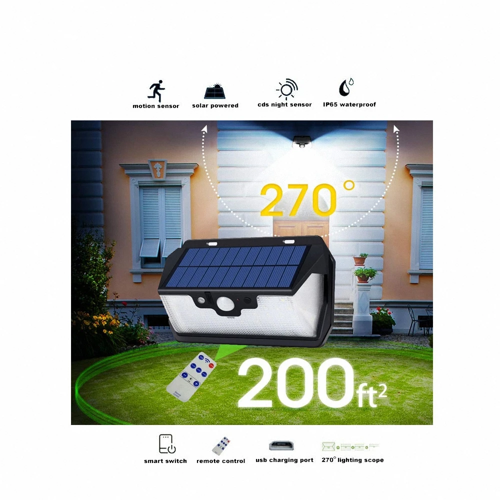 

2 pcs 55 leds Solar light remote control radar 3 side lighting usb port Solar led Garden Lamp Outdoor Yard Emergency desk lamp s