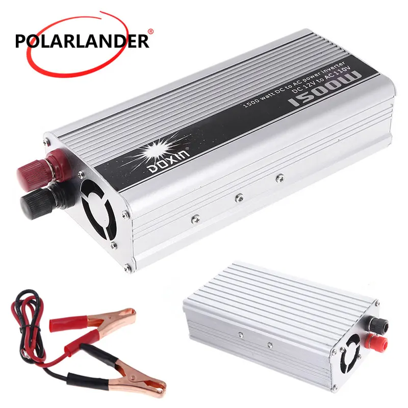 

Power Supply DC 12V to AC 110V Voltage Transformer Portable USB Car Charger 1500W 50 Hz Converter Inverter
