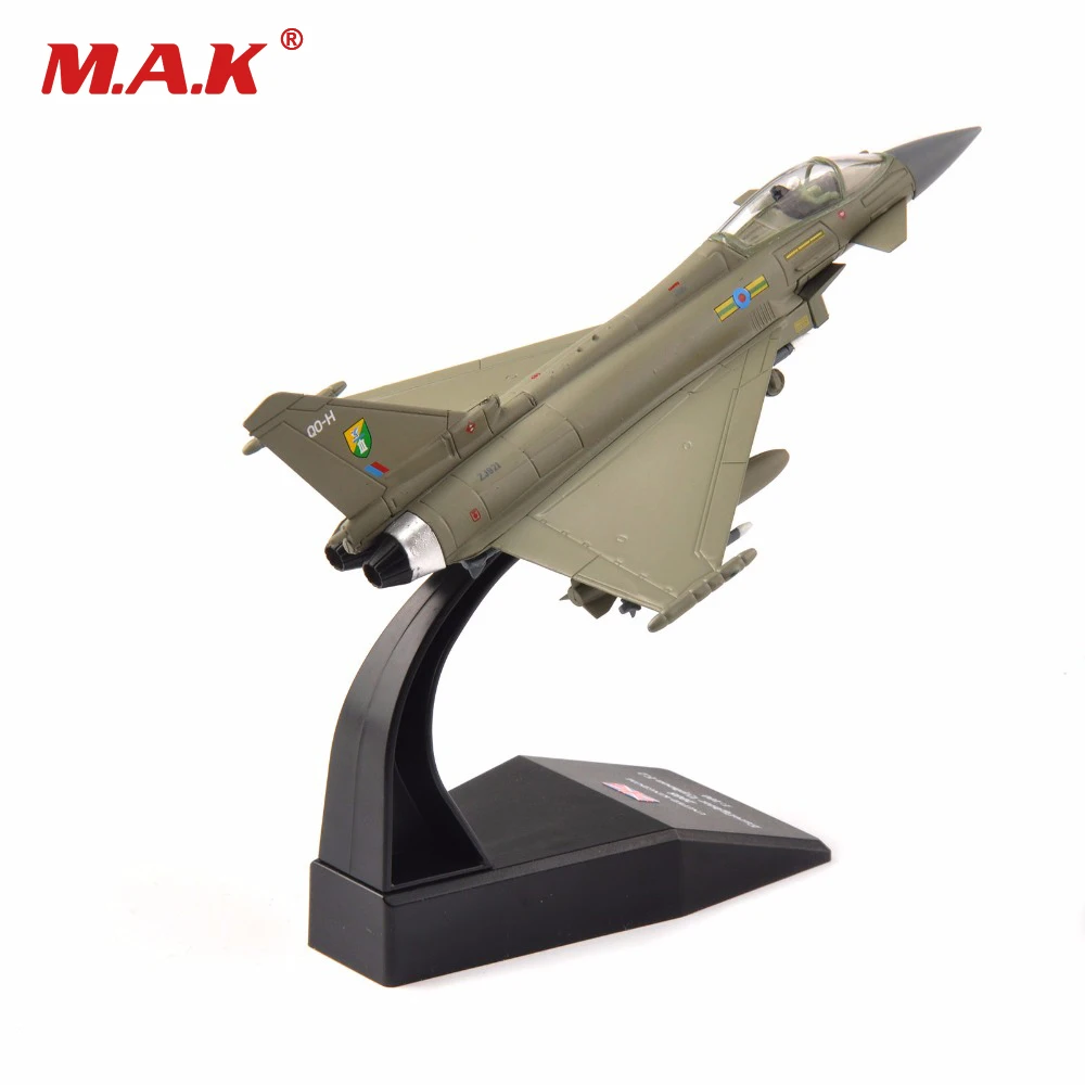 

kids toys 1/100th Model 1/100th UNITED KINGDOM 2008 Eurofighter Typhoon F.2 Diecast Fighter model Toy Collection