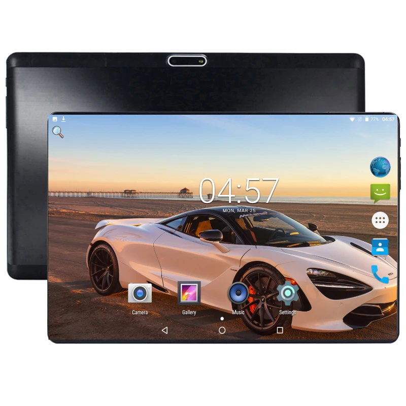 Новый дизайн 10 дюймов android 8,0 Tablet Pc 4 GB 64 GB 2.5D Стекло 1280*800 IPS Двойная sim-карта карты 5mp Камера tablet 8 Core термопрокладка CPU 10