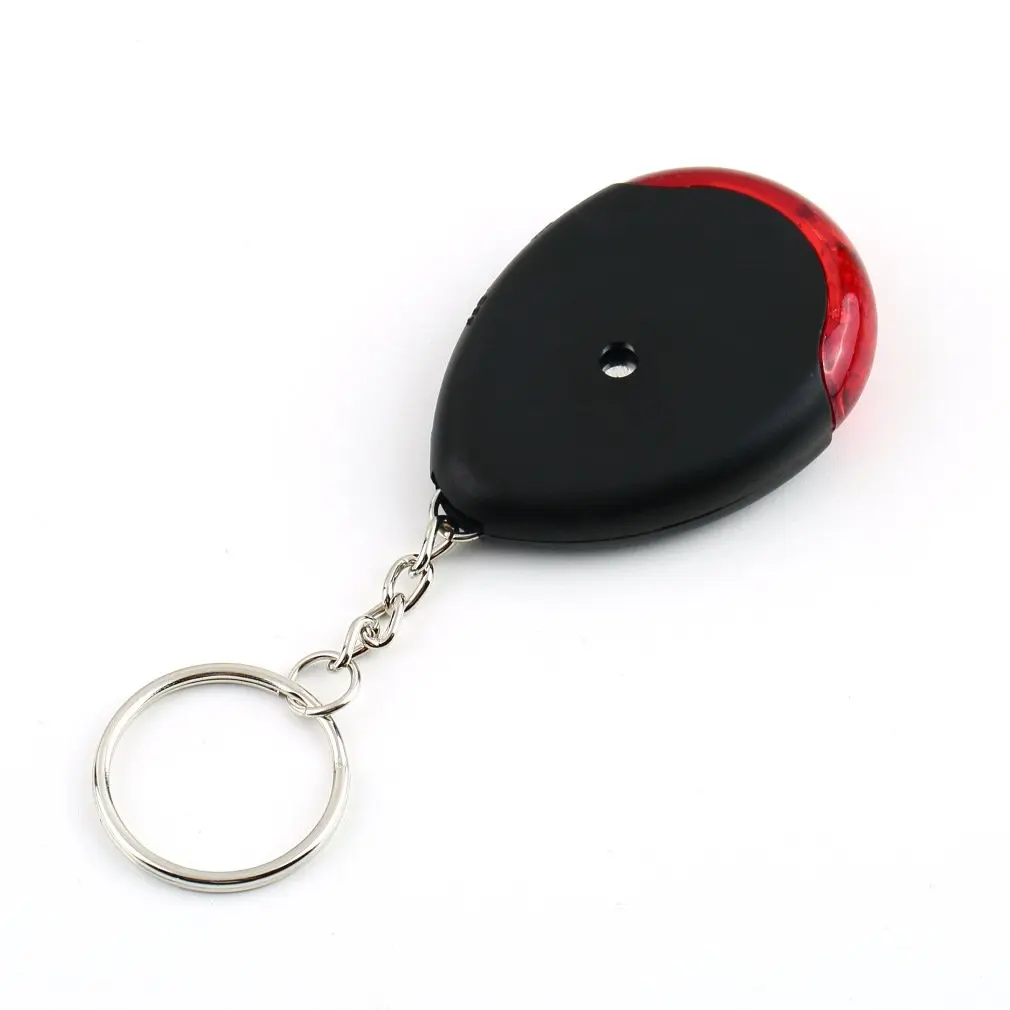 1pc LED Light Torch Keychain Remote Sound Control Lost Key Finder