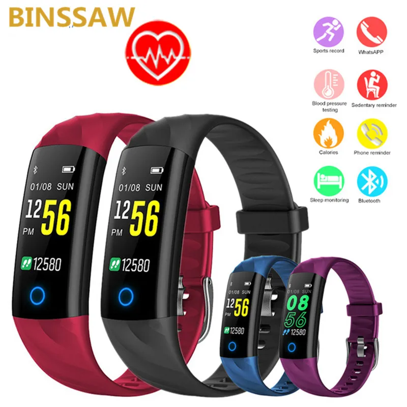 

Smart IP68 BraceletWaterproof Pedometer Heart Rate Blood Oxygen Monitor Fitness Tracker Smart Wristband Multi Sport Smart Band
