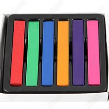 2015 (Min. Mix Order) 6 Hair Chalk Easy Temporary Colors Hair Chalk Dye Soft Hair Pastels Kit Hair Beauty Care 00FC 5WII 7GPV