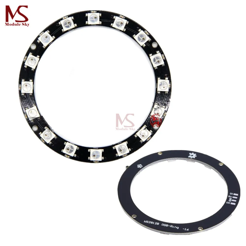 16 Bits 16 X WS2812 5050 RGB LED Ring Lamp Light with Integrated