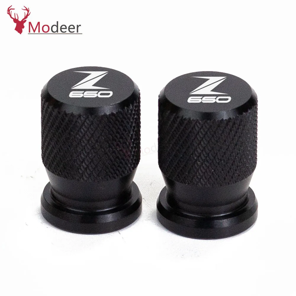 

Universal Motorcycle Accessories Wheel Tire Valve Stem Caps CNC Airtight Covers For KAWASAKI Z650 Z750 Z800 2017 2018