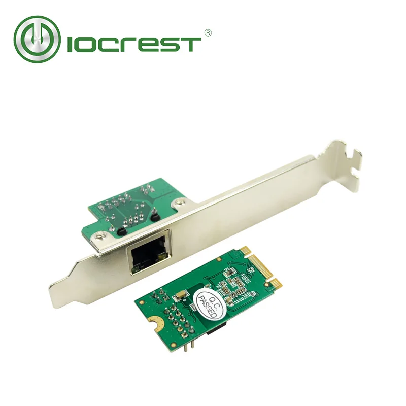 IOCREST сетевая карта 22x42 мм M.2 B Key и M для 1 порта 10/100/1000 Мбит/с гигабитная Ethernet