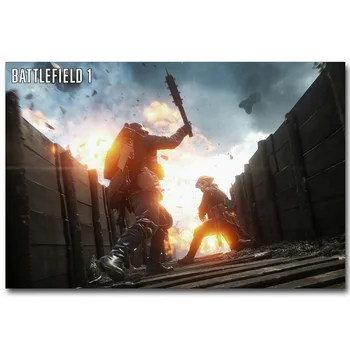 

Battlefield BF 1 4 Art Silk Fabric Poster Print 13x20 24x36inch Hot Game Soldier Pictures for Children Room Wall Decor Gift 06