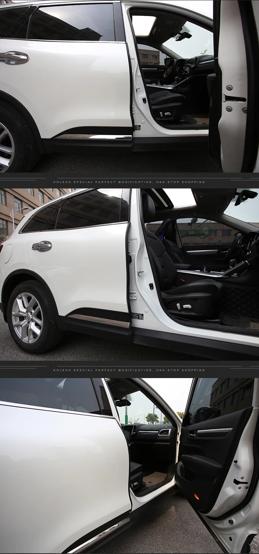 Защита от царапин для автомобильной двери, резиновые полоски для Renault Koleos для samsung QM6, аксессуары