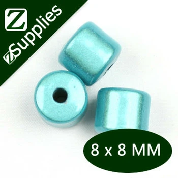 

3D Illusion Miracle beads 8*8mm Sapphire Color Acrylic Spacer Beads Perle Magique Wholesale