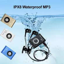 2018 Version 4GB 8GB Waterproof IPX8 Sports MP3 Player Lavalier FM font b Radio b font