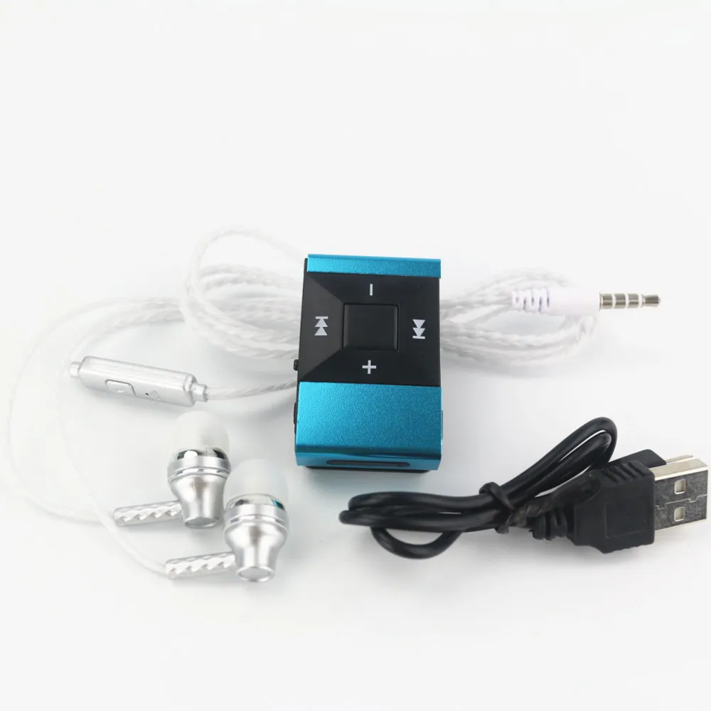HAMNOL 3 шт. Комбинации Портативный MP3 зажим мини плееры Поддержка Micro SD карта + стерео