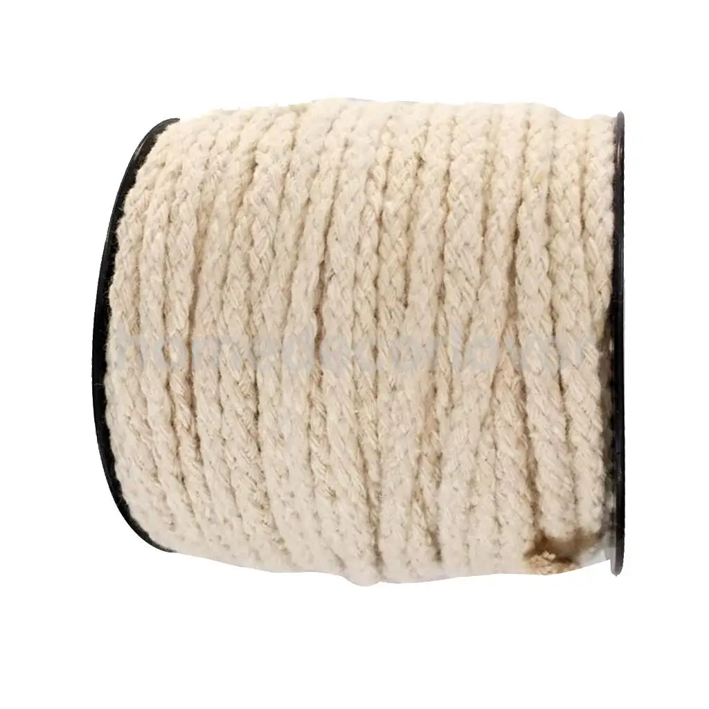 Multi-purpose Natural Twisted Cotton Rope Clothesline Rope Knitting Cord Crafts