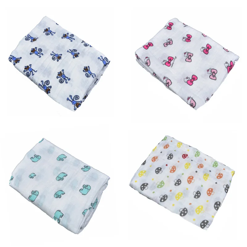 Aden Anais Muslin Baby Swaddling Blankets Newborn Infant brand Cotton Swaddle Towel Famous Multifunctional 120x120cm/47*47'' | Мать и