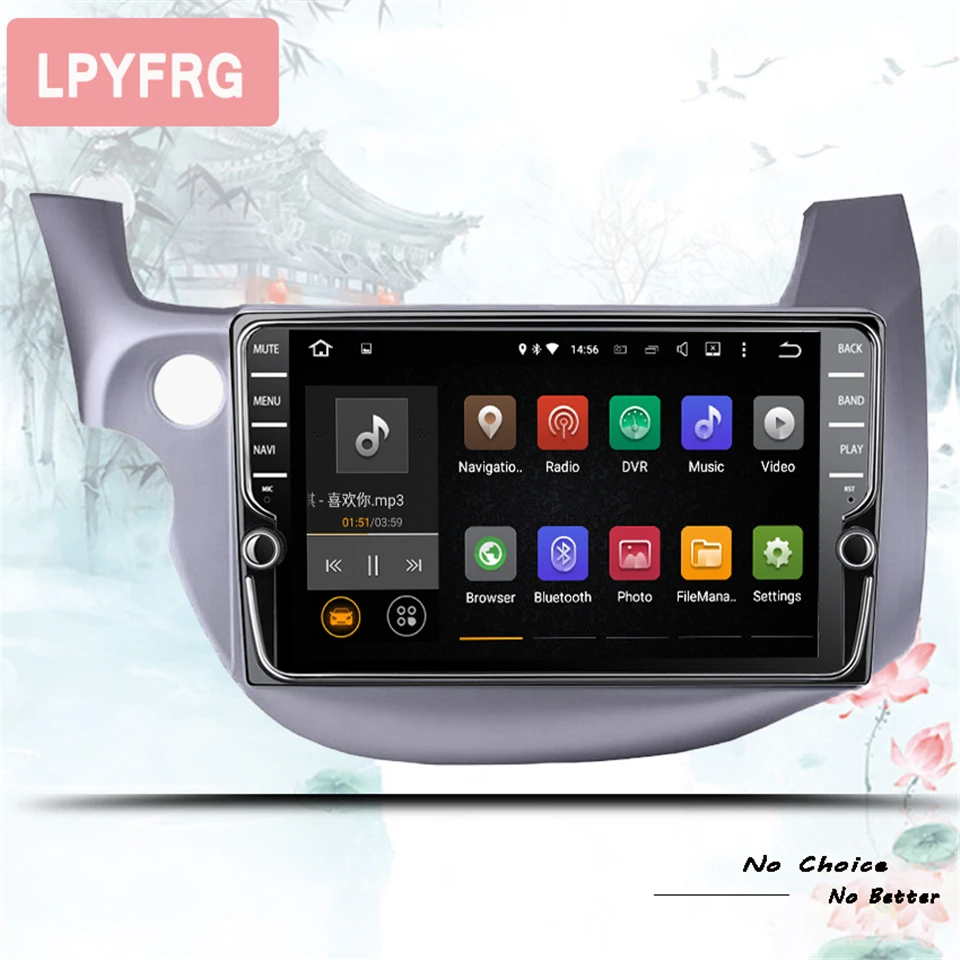 9 &quotAndroid 10 0 автомобильный DVD GPS для HONDA FIT JAZZ 2007 2008 2009 2010 2012 2013 радио видео плеер