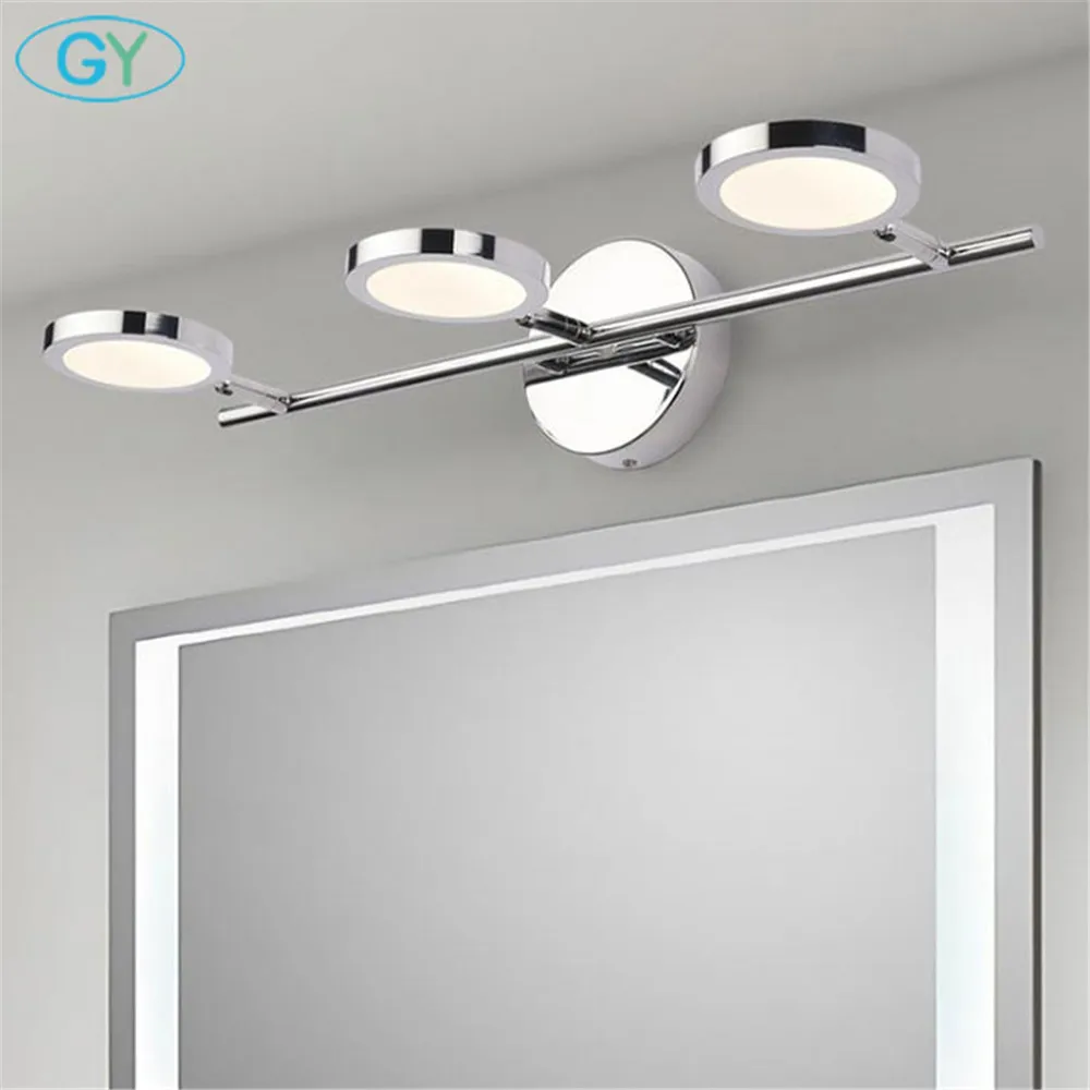 2019 New Stainless Steel mirror light 8W 12W 16W led lamp