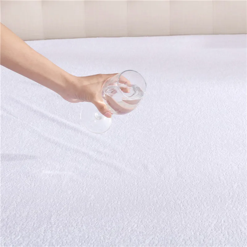 IRoyal All Size Cotton Terry Mattress Cover Elastic Bed Sheet Waterproof Bed Cover For Foam Matress Cover For Bed Protector (9)