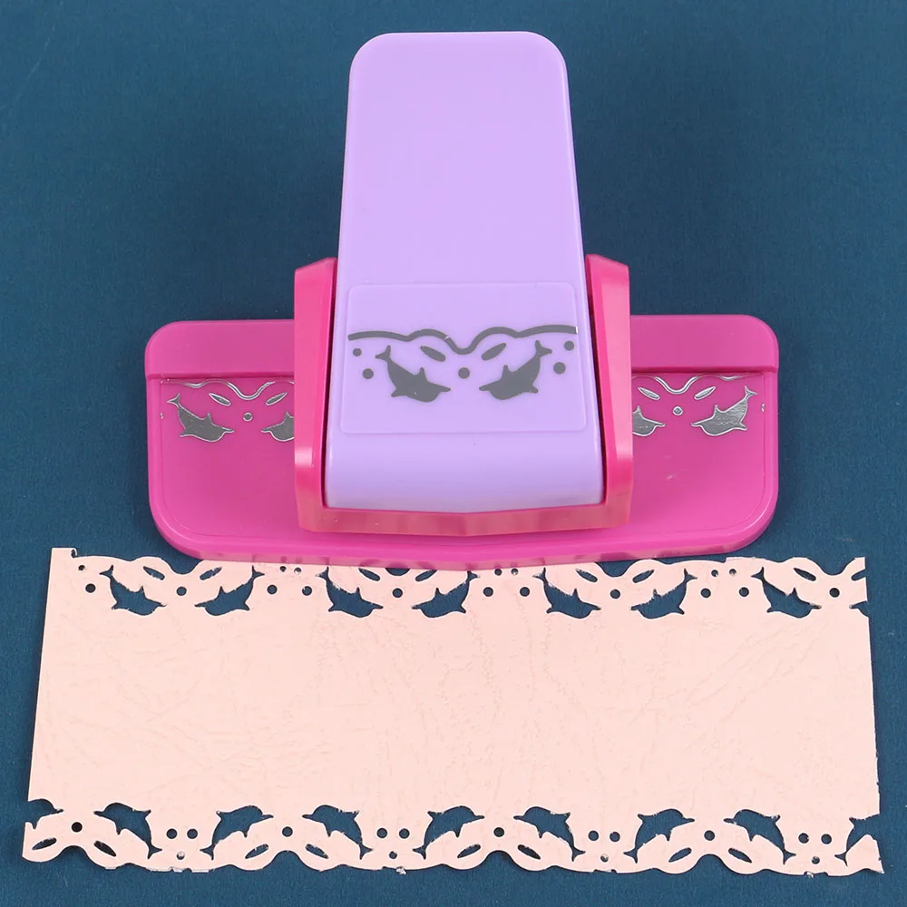

Floral Lace Edge Embossers Hole Punch Embossing Device Tool For Paper Scrapbooking Gift Card Party Wedding DIY Crafts