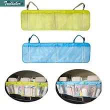 Tonlinker Универсальный Оксфордский тканевый Автомобильный задний карман багажник подвесной мешок Органайзер сумка Сетчатое заднее сиденье композиция Контейнер сумка