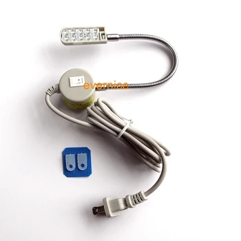 

10 Led Light Lamp Magnetic Base 110V 220V W/ Plug Shop Work Bench Machine Tool