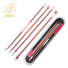 Needle Acne-Removal Black Mask 4PCS Rose-Gold