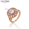 Xuping-anillo de compromiso grande para mujer, joyería de boda, Color oro rosa plateado, regalos al por mayor 16107 ► Foto 2/6