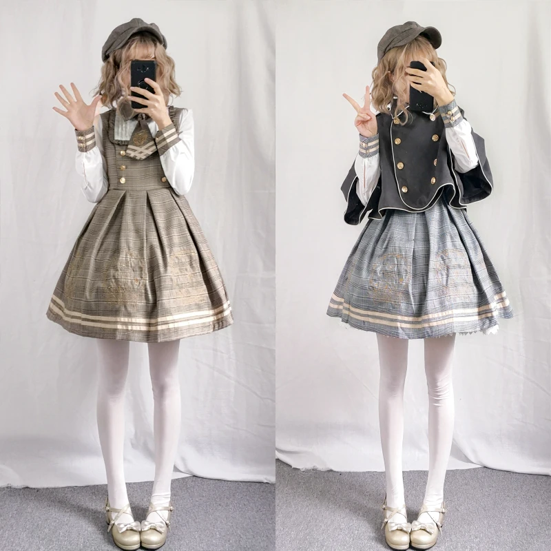 

2019 Limited New And The Japanese Sweet Lolita Dress Long-sleeved Female Students Daily Soft Sister Princess Skirt Suit