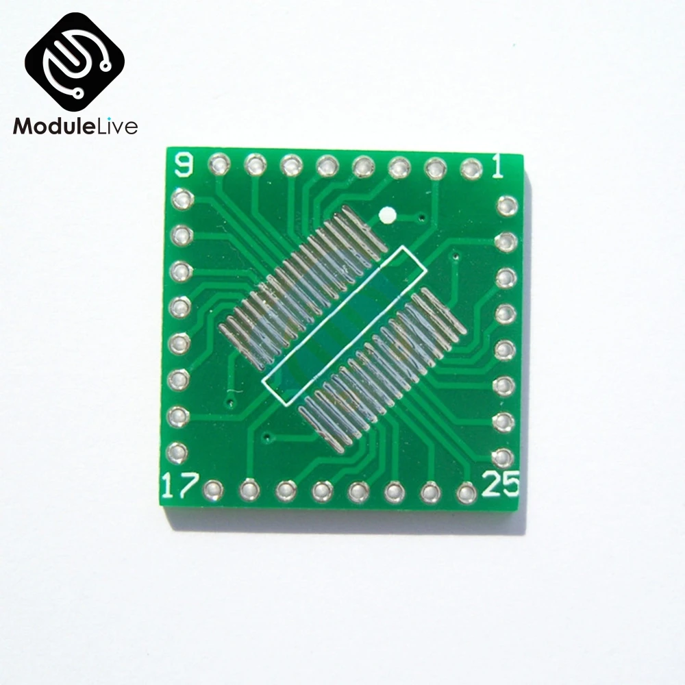 5 шт. QFP/TQFP/LQFP/FQFP/SOP/SSOP32 для DIP адаптера плата PCB преобразователь SOP32 поворот