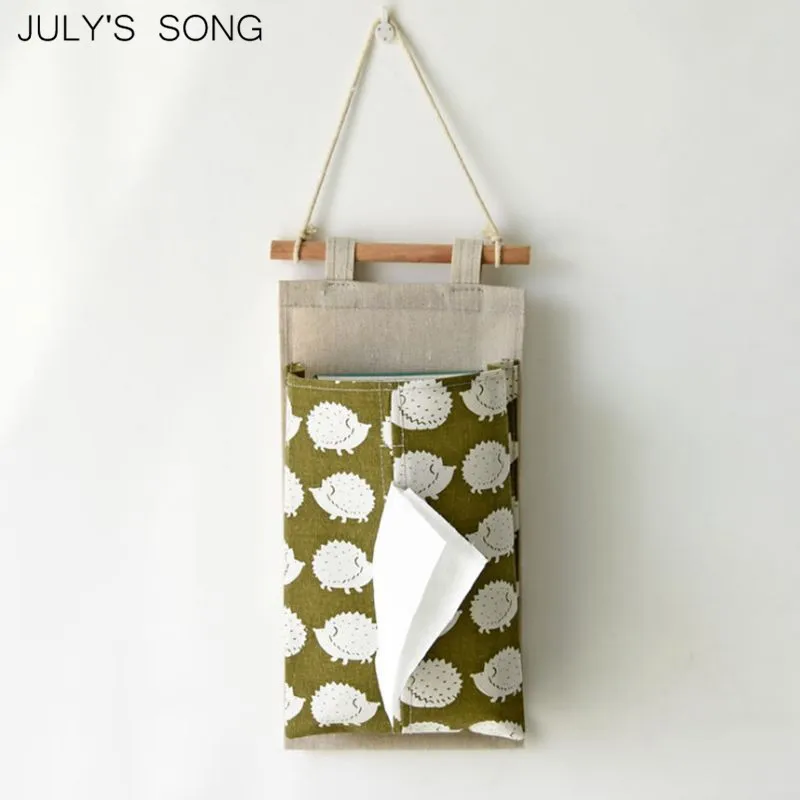 JULY'S SONG настенный подвесной для хранения сумка хранилище для туалетной бумаги сумка подвесные органайзеры домашний дверной инструмент Органайзер сумки Держатель для ванной комнаты