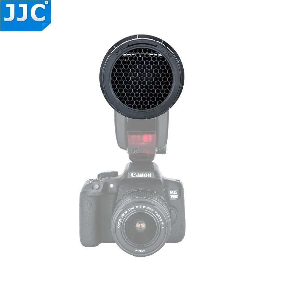 JJC рассеиватель соты Softbox Сетки 3-в-1 студийная вспышка Speedlite комплект для NikonSB-900/SB-910/CANON 600EX-II RT/580EX II/Светодиодная лампа для видеосъемки YONGNUO