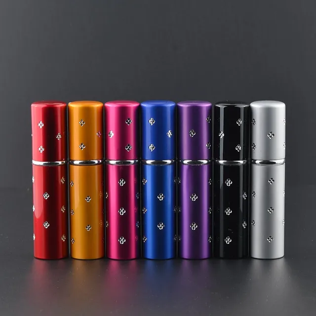 MUB - 6 PCS 5ml Refillable Portable Mini Perfume Bottle; Traveler Aluminum Spray Atomizer Empty Perfume bottle With Package Box - Image 6