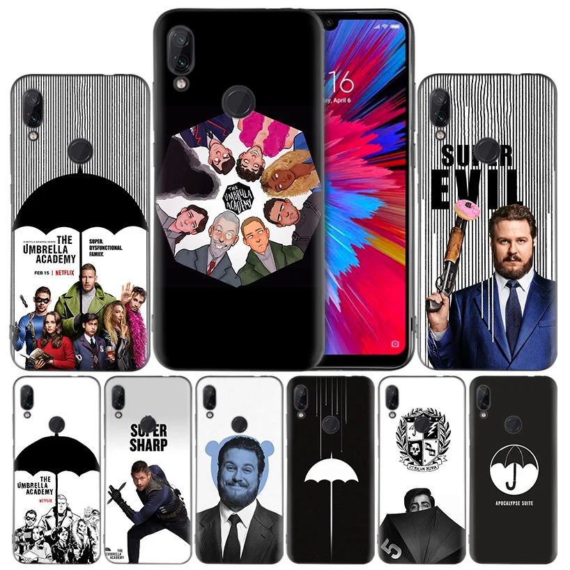 

the Umbrella Academy Silicone Case Cover for Xiaomi Redmi Note 7 7A 7S K20 Y3 6 6A S2 GO 5X 6X Mi A1 A2 8 Play Lite Pro Poco F1