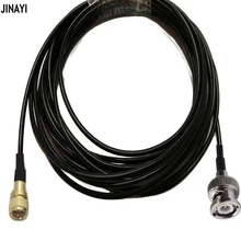 BNC штекер M5 Microdot совместимый разъем мужской 10-32 UNF датчик ускорения вибрации тест Pigtail RG174 кабель 1 м 3 м 5 м 10 м