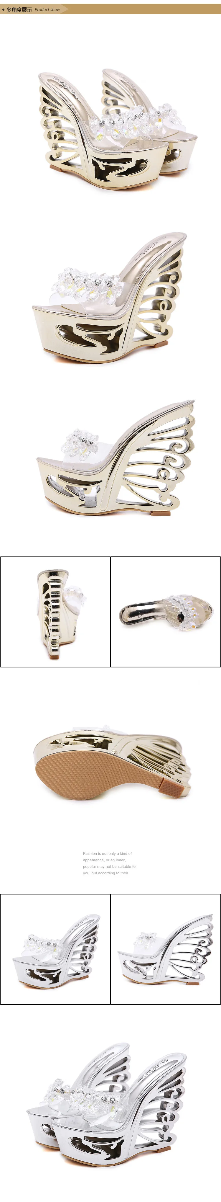 Кожа пуговицы браслеты металлические декоративные гидроизоляционные платформы специальный каблук сандалии и особо высокие каблуки LFD-1076-8