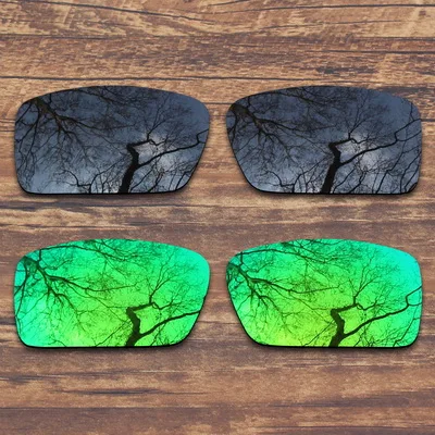 Black and Green ToughAsNails Замена поляризованных линз для Oakley Gascan, солнцезащитные очки-несколько вариантов - Цвет линз: Black and Green