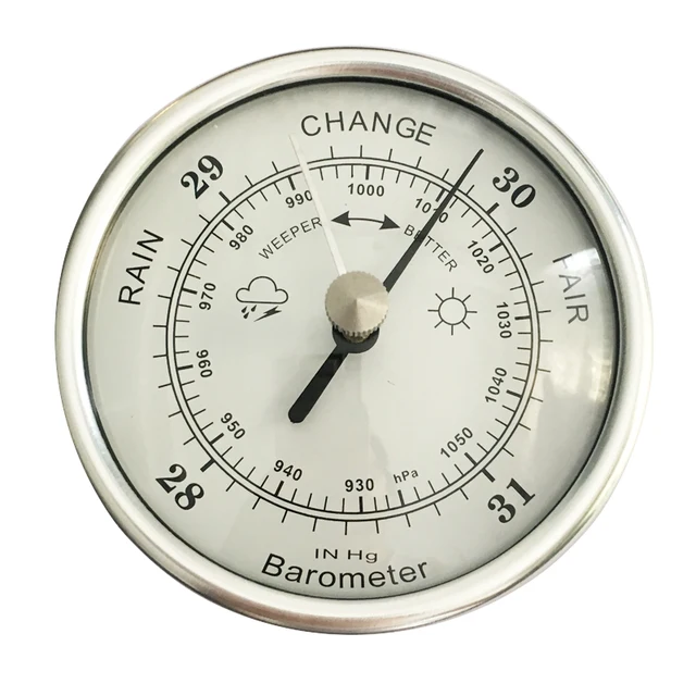free shipping new 72mm outdoor fishing aneroid round barometer in barometer