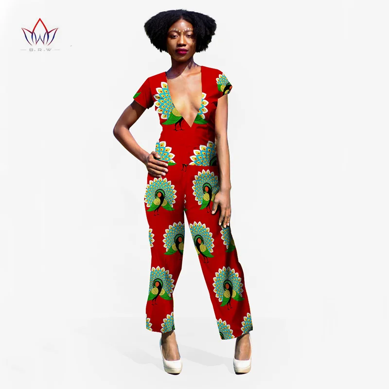 Осень Новые поступления Глубокий v установлен сексуальная Bodycon комбинезон для ночного клуба короткий рукав Для женщин 12 Цветов африканская женская одежда WY670 - Цвет: 15