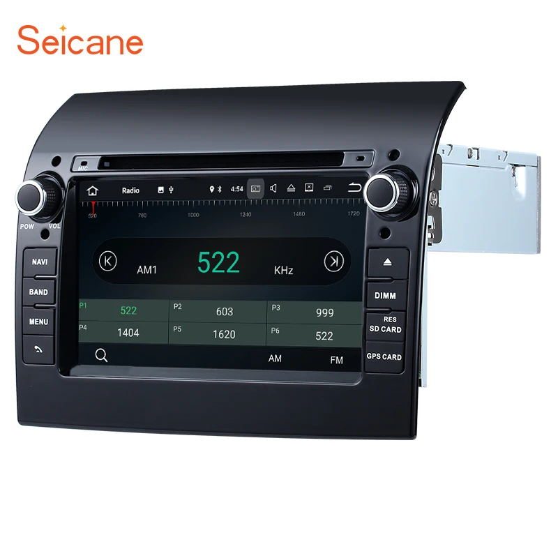 

Seicane Quad-core Andriod 7.1 Car Head Unit Radio Player GPS Navigation for 2007-2017 Fiat Ducato wiht Bluetooth HD 1024*600