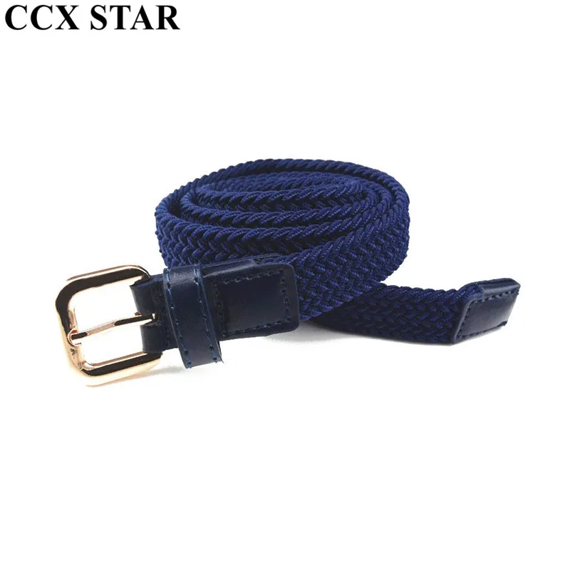 CCX STAR холст тканые пояса сплава пряжки Для мужчин женщин пояс для платья шорты