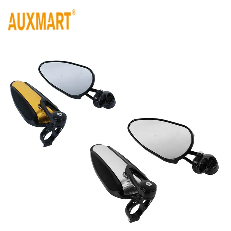 Aumart анодированный алюминий 7/8 &quotРуль управления для мотоциклов Конец Зеркала