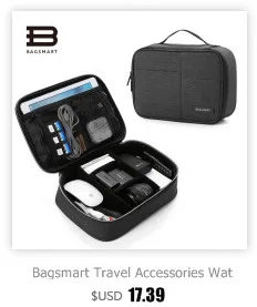 BAGSMART электронные аксессуары упаковочные органайзеры для наушников USB SD карта зарядное устройство кабель для передачи данных Дорожная сумка пакет костюм чехол Чехол